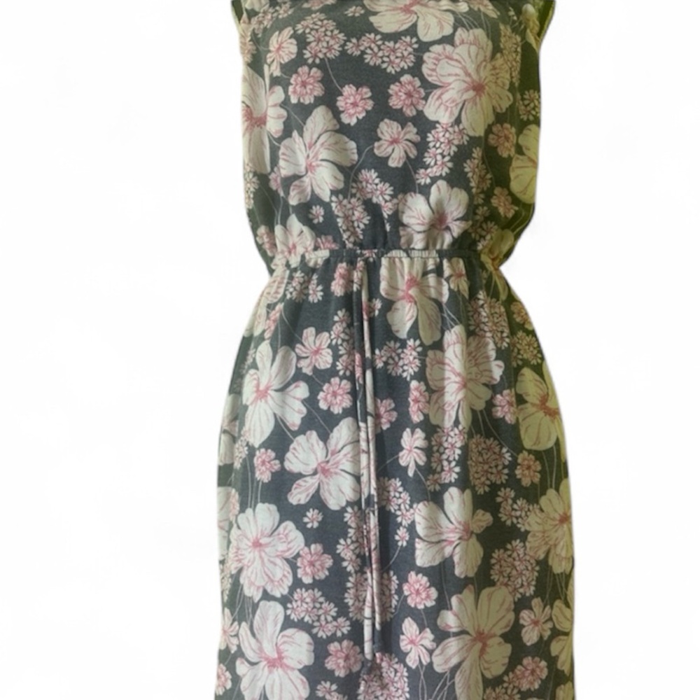 Blu Ivy Pink Floral Strapless Jersey Tube Maxi Dress Small/Medium- Read info - Picture 3 of 8